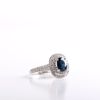 Picture of Classy Diamond & Genuine Sapphire Ring