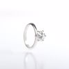 White Gold Diamond Engagement Ring Side View