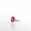 Picture of Gorgeous White Diamond & Ruby Ring