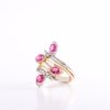 Picture of Stylish Ruby & Diamond Twist Ring