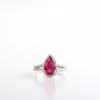 Picture of Sensational Pear Ruby & Diamond Ring