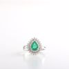 Picture of Classy Pear Emerald Ring