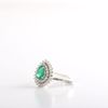 Picture of Classy Pear Emerald Ring