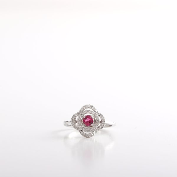 Picture of The Flower Ruby & Diamond Ring