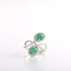 Picture of The Wrapped Cabochon Emerald & Diamond Ring