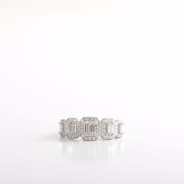 Picture of Fancy Half Diamond Alliance Ring