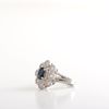 Picture of Gorgeous Diamonds & Genuine Sapphire Ring