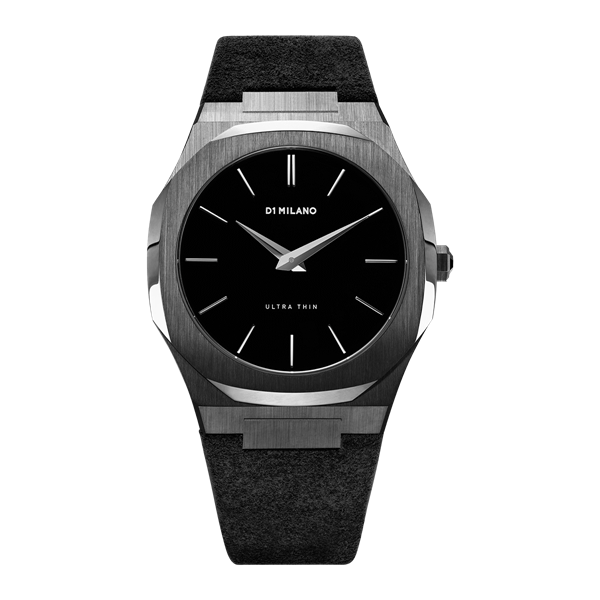 All Black Ultra Thin 40 mm Front View