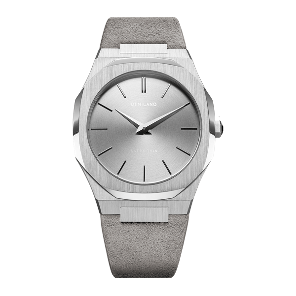 Grey Ultra Thin 38 mm Front View