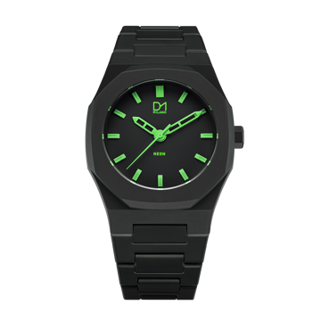Green Neon Polycarbon 40.5 mm Front View