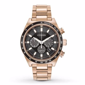 Chronograph Analog  Rose Gold Front View