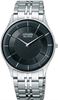 Sapphire Stiletto Ultra Thin Black Dial Front View