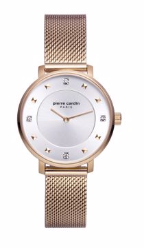 Ladies Brochant Crystals Rose Gold Front View
