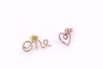 J.R.S. One Love Wire Earrings Front View