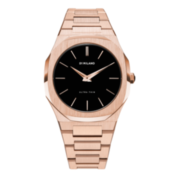 D1 Milano Ultra Thin Bracelet 40 MM Rose Gold Front View