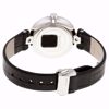 Rado Coupole Quartz Analog Black Leather Watch Back View