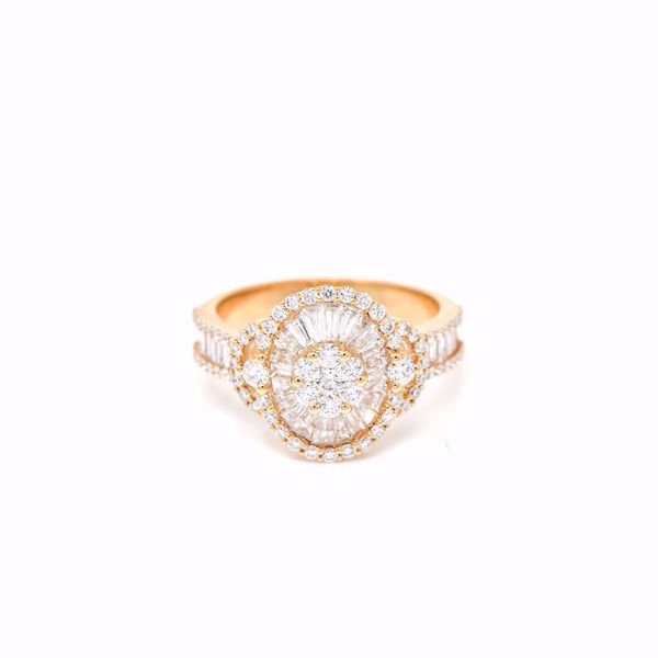 Picture of Stunning Pink Diamond Solitaire Ring