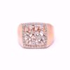 Picture of Modern Square Diamond Pinky Ring