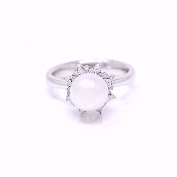 Picture of Classic Pearl Diamond Ring