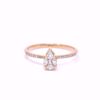 Picture of Lovely Pear Shape Diamond Illusion Ring