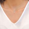 Picture of Attractive Marquise White Diamond Necklace