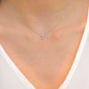 Picture of Lovely Small Diamond Cross Necklace