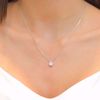 Picture of Pear Shaped Diamond Illusion Necklace