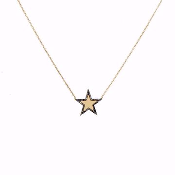 Picture of Elegant Black Star Diamond Necklace