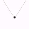 Picture of Shinny Black & White Round Diamond Necklace