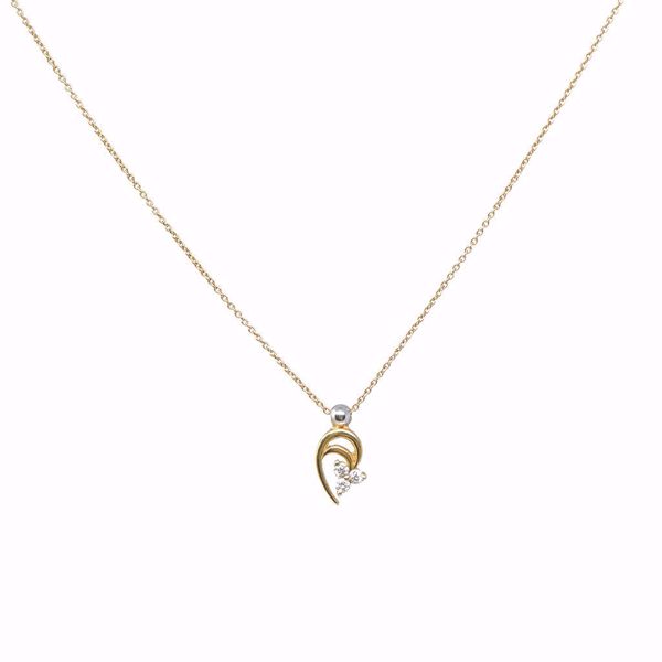 Picture of The Simple Tear Diamond Necklace