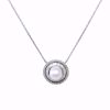 Picture of Refined Pearl & Diamond Necklace