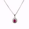 Picture of Fabulous White Diamond & Ruby Necklace