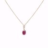 Picture of Cute Ruby & Diamond Necklace