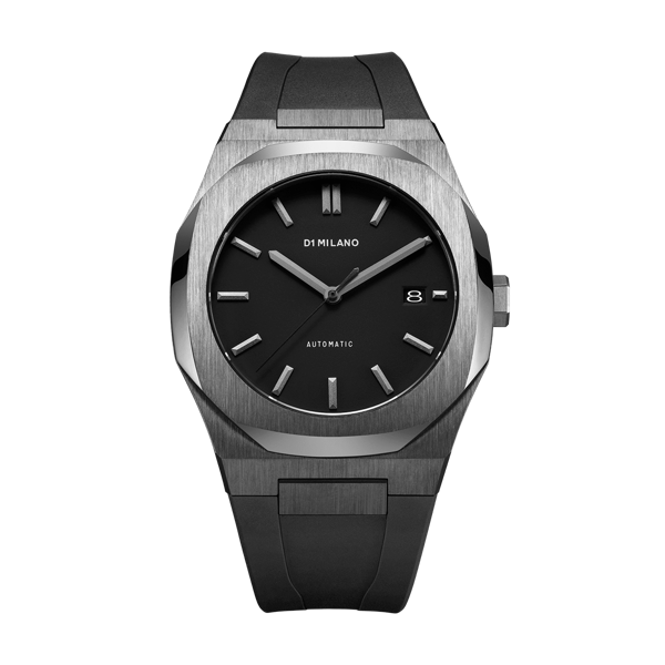 Picture of D1 Milano Gun Metal Automatic Rubber 41.5 mm