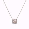 Picture of Engaging Square Diamond Necklace
