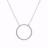 Picture of The Circle Pave Diamond Necklace