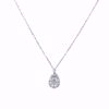 Picture of Pear Shaped Diamond Illusion Necklace
