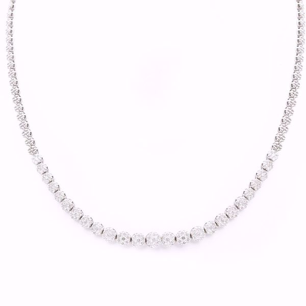 Picture of Enchanting White Diamond Necklace