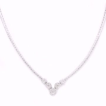 Picture of Charming White Diamond Necklace
