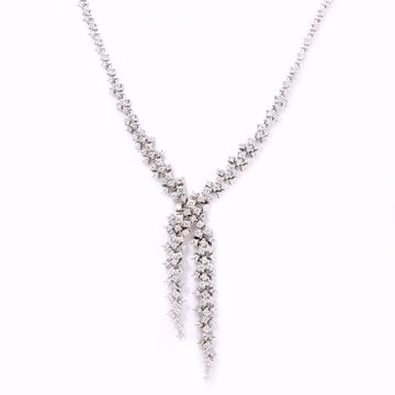 Picture of Eccentric White Diamond Necklace