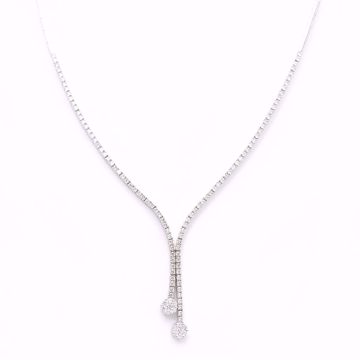 Picture of Lovely White Diamond Necklace