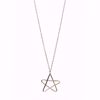 J.R.S.Wire Star Necklace Front View