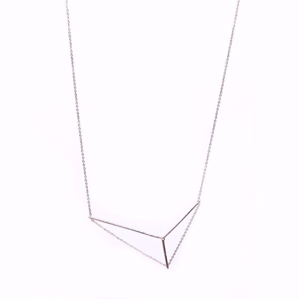 J.R.S. 3D Triangular Necklace