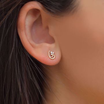 Picture of Lovely Tear Studs Diamond Earrings