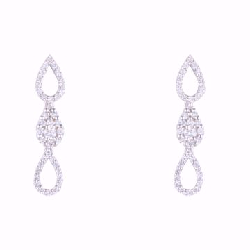 Picture of Triple Tears Diamond Earrings