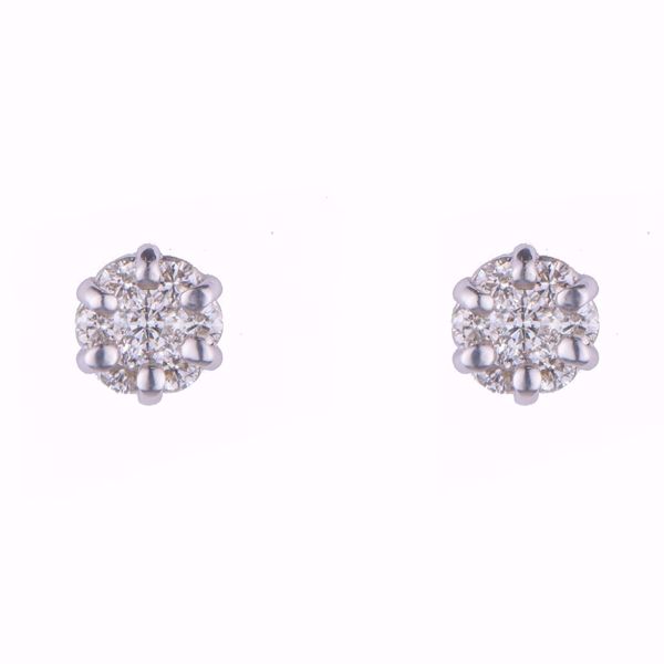 Picture of Illusion Diamond Earrings