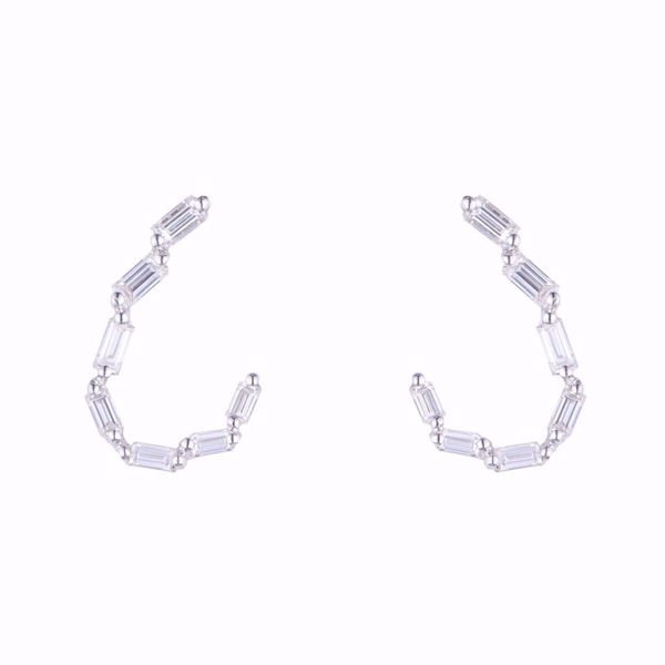 Picture of White Diamond Earrings