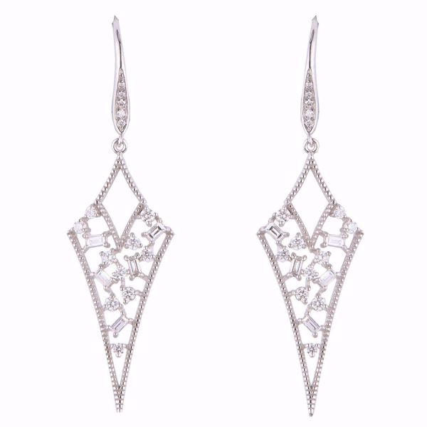 Picture of Long Diamond Earrings