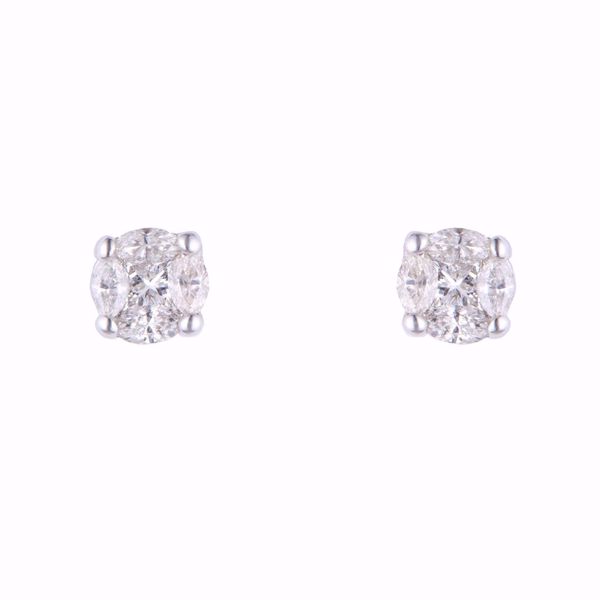 Picture of Diamond Illusion Earrings
