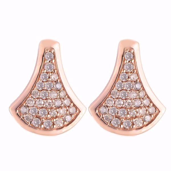 Picture of Pink Brown Diamond Earrings